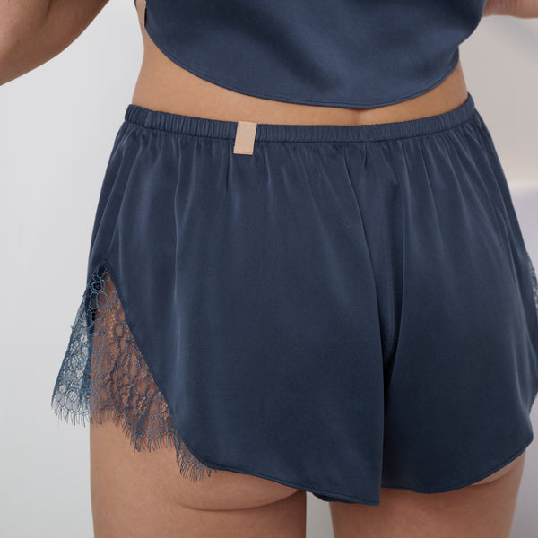 Washable Silk Lace Cami Short Set
