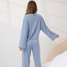 Lunya Pajamas - ORGANIC PIMA WIDE SLEEVE TEE #Cloud Blue Heather