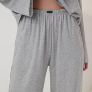 Lunya Pajamas- ORGANIC PIMA STRAIGHT LEG  PANT #Storm Grey Heather