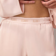 Lunya Pajamas - Washable Silk Tie Front Pant Set #Delicate Pink