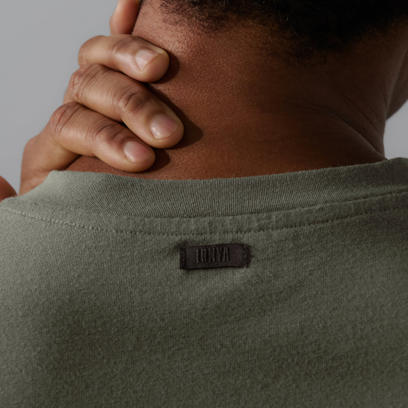 Lunya Pajamas Men's Slumberknit™ Henley Tee - #Shaded Olive