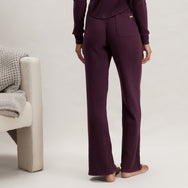 Lunya Loungewear Wafflesoft Wide Leg - #Vintage Merlot