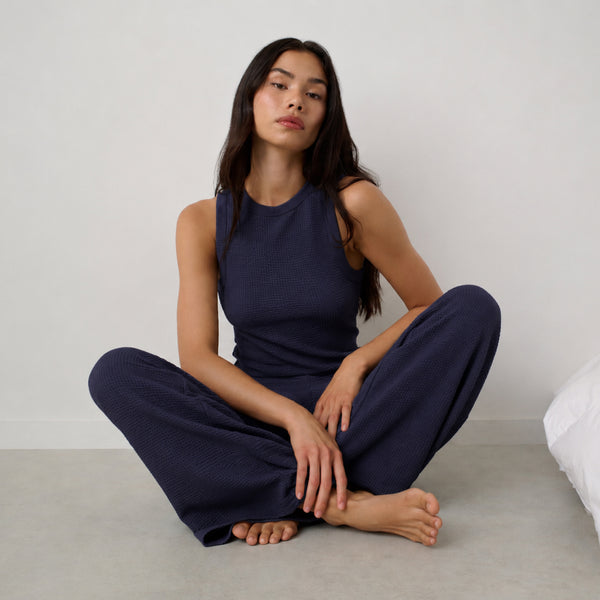 Organic Cotton Seersucker Pant