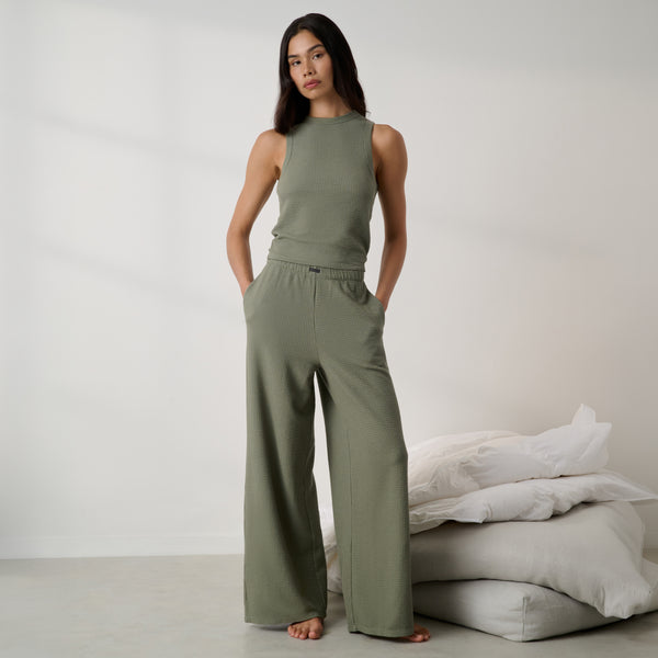 Organic Cotton Seersucker Tank