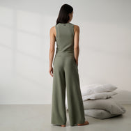 Lunya Pajamas - Organic Cotton Seersucker Pant #Fresh Herb