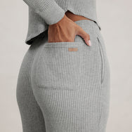 Lunya Loungewear Wafflesoft Wide Leg - #Moonlit Grey Heather