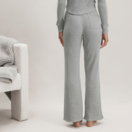 Lunya Loungewear Wafflesoft Wide Leg - #Moonlit Grey Heather