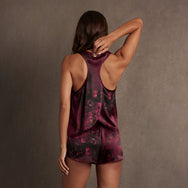 Lunya x Rosandich Washable Silk Tulip Back Set - #Rouge Reverie