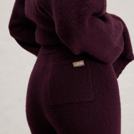 Lunya Loungewear Cashmere Wool Wide Leg Pant - #Vintage Merlot