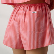 Lunya Pajamas - Airy Cotton Short #Sunset Stripe