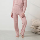 Lunya Loungewear Silksweats™ Lightweight Terry Straight Leg Pant - #Delicate Pink