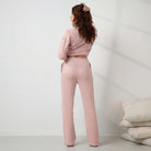Lunya Loungewear Silksweats™ Lightweight Terry Straight Leg Pant - #Delicate Pink