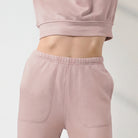 Lunya Loungewear Silksweats™ Lightweight Terry Straight Leg Pant - #Delicate Pink