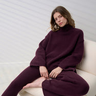 Lunya Loungewear Cashmere Wool Turtleneck - #Vintage Merlot