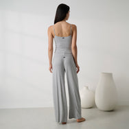 Lunya Pajamas - Soft Modal Rib Foldover Pant #Napping Dove Heather
