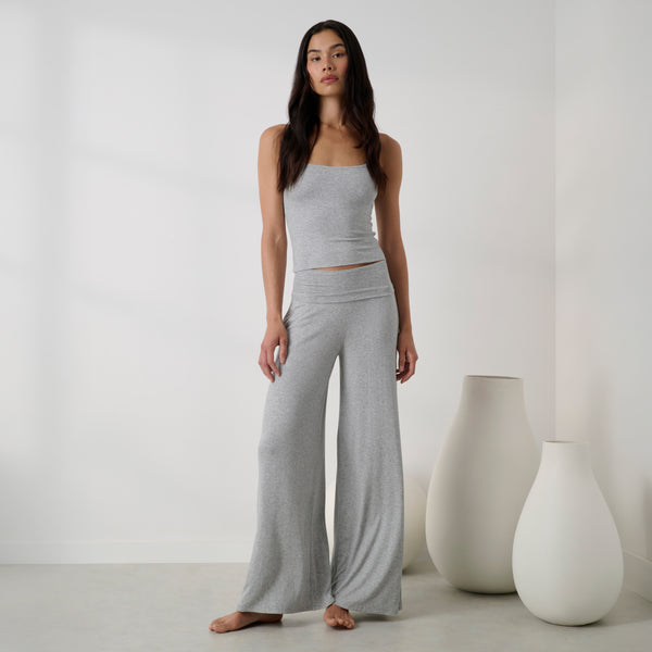 Soft Modal Rib Foldover Pant | Lunya