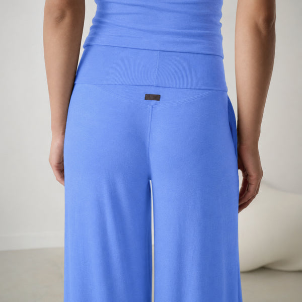 Soft Modal Rib Foldover Pant