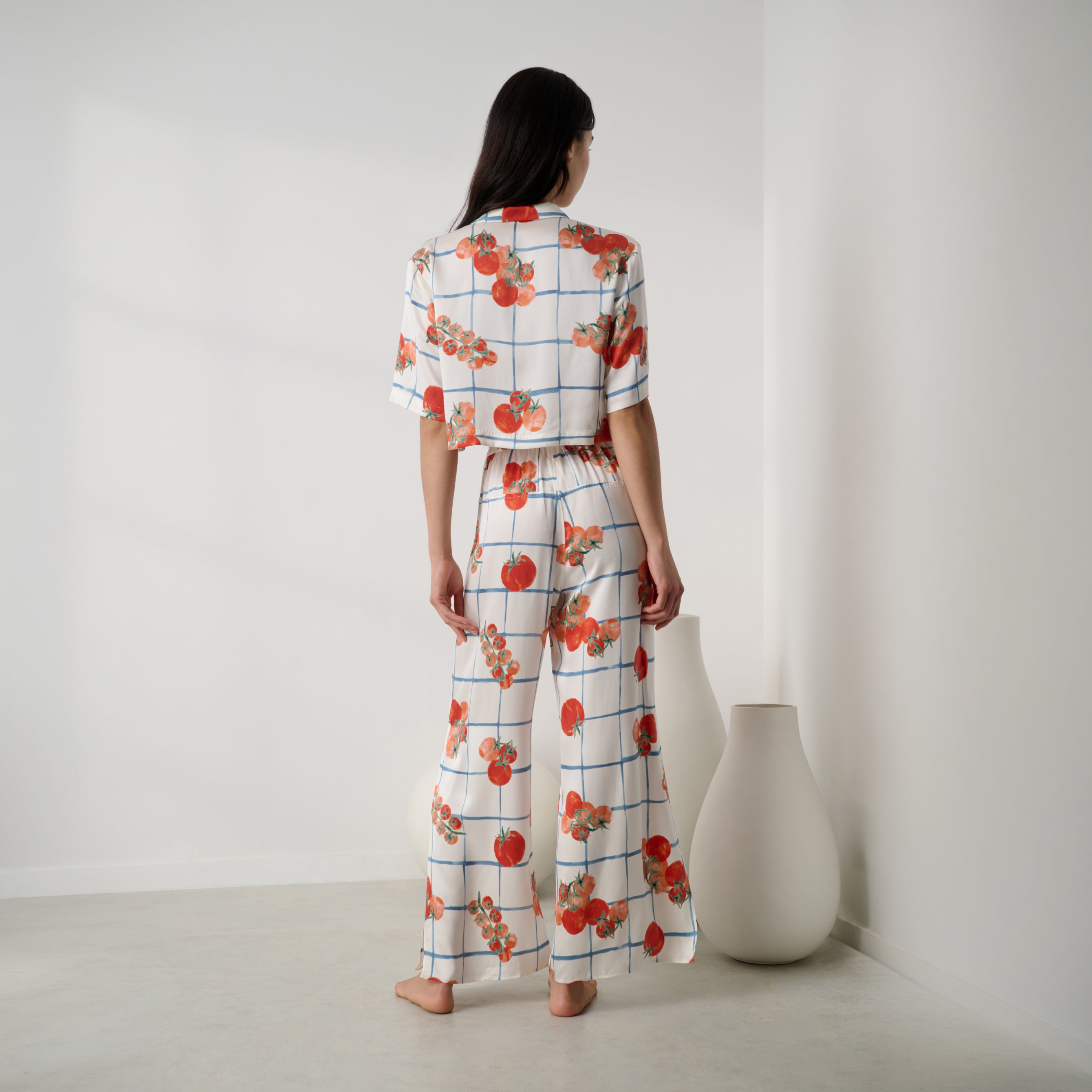 Lunya Pajamas - Washable Silk High Rise Pant Set #Summer Harvest