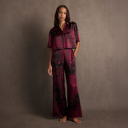 Lunya Pajamas Lunya x Rosandich Washable Silk High Rise Pant Set - #Rouge Reverie