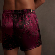 Lunya x Rosandich Men's Washable Silk Boxer - #Rouge Reverie