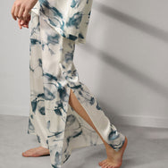 Lunya x Grace Dines Washable Silk Tee Pant Set - #Whispered Bloom