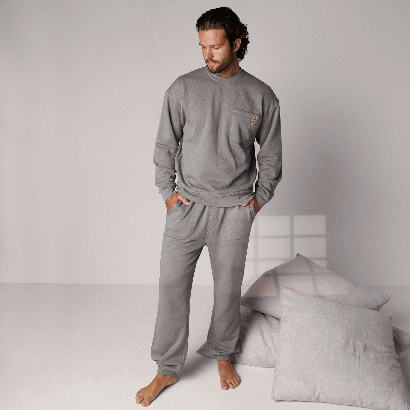 Men’s Silksweats™ Reversible Pocket Sweatshirt – Lunya