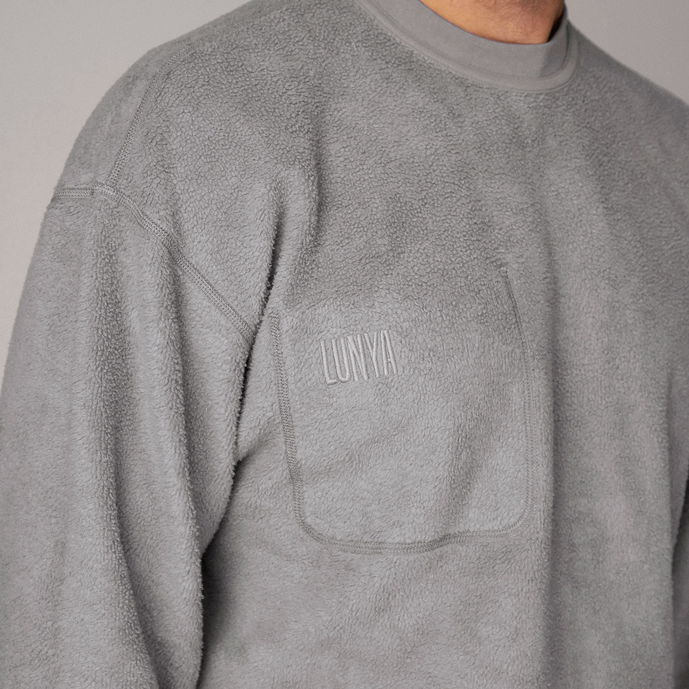 Mens Silksweats Reversible Pocket Sweatshirt - #Ebbing Fog