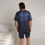 Lunya Men's Washable Silk Short Set- #Deep Blue