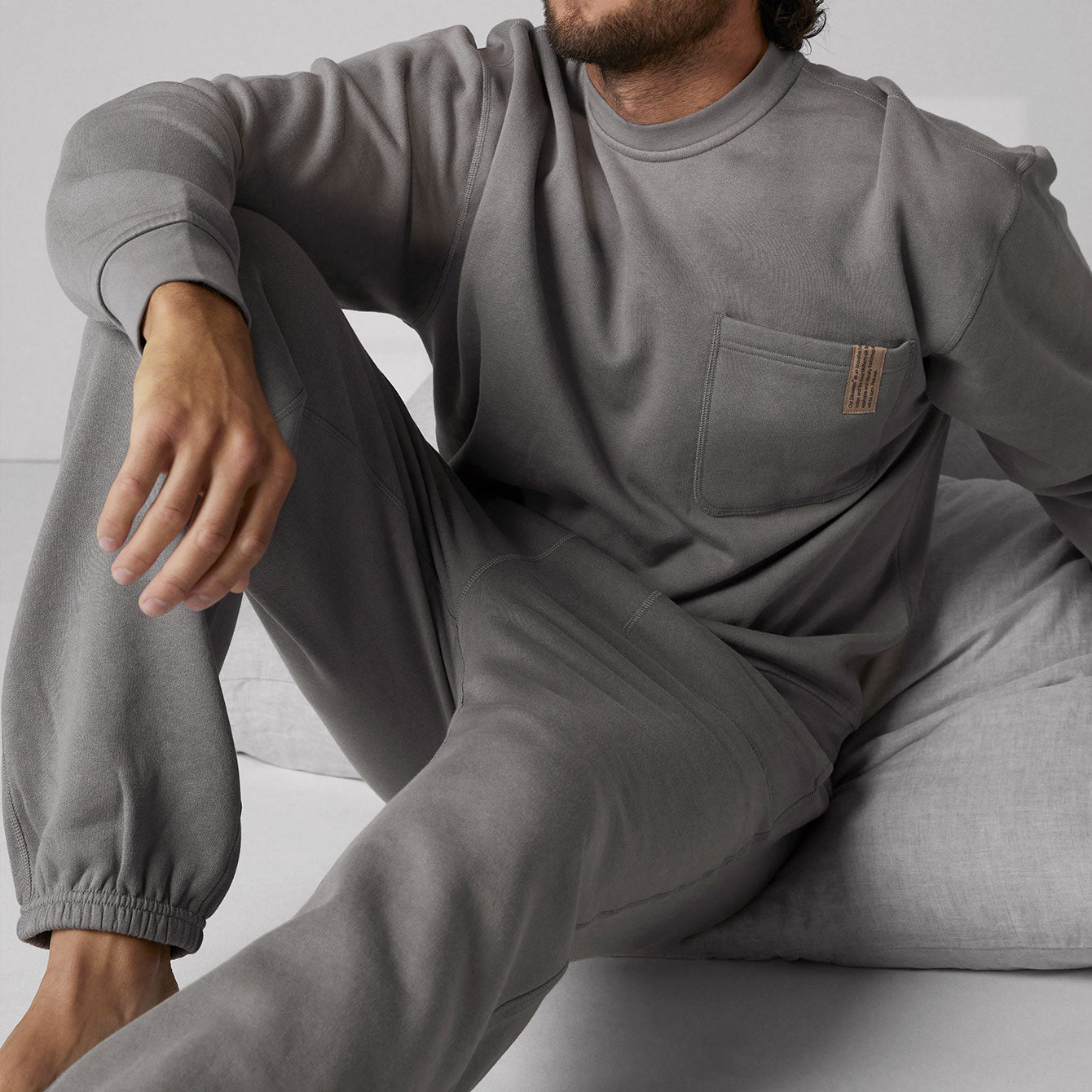 Men's Silksweats Reversible Jogger - #Ebbing Fog