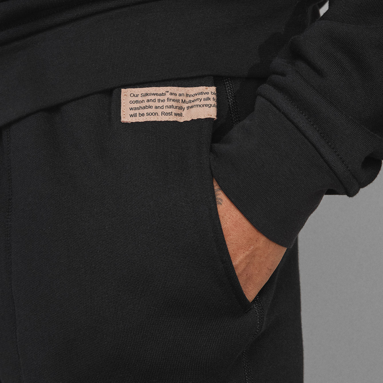 Men's Silksweats Reversible Jogger - #Immersed Black