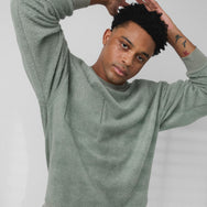 Men's Silksweats Reversible Pocket Sweatshirt - #Shaded Olive