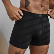 Lunya Intimates Men's Soft Modal Boxer Brief - #Immersed Black