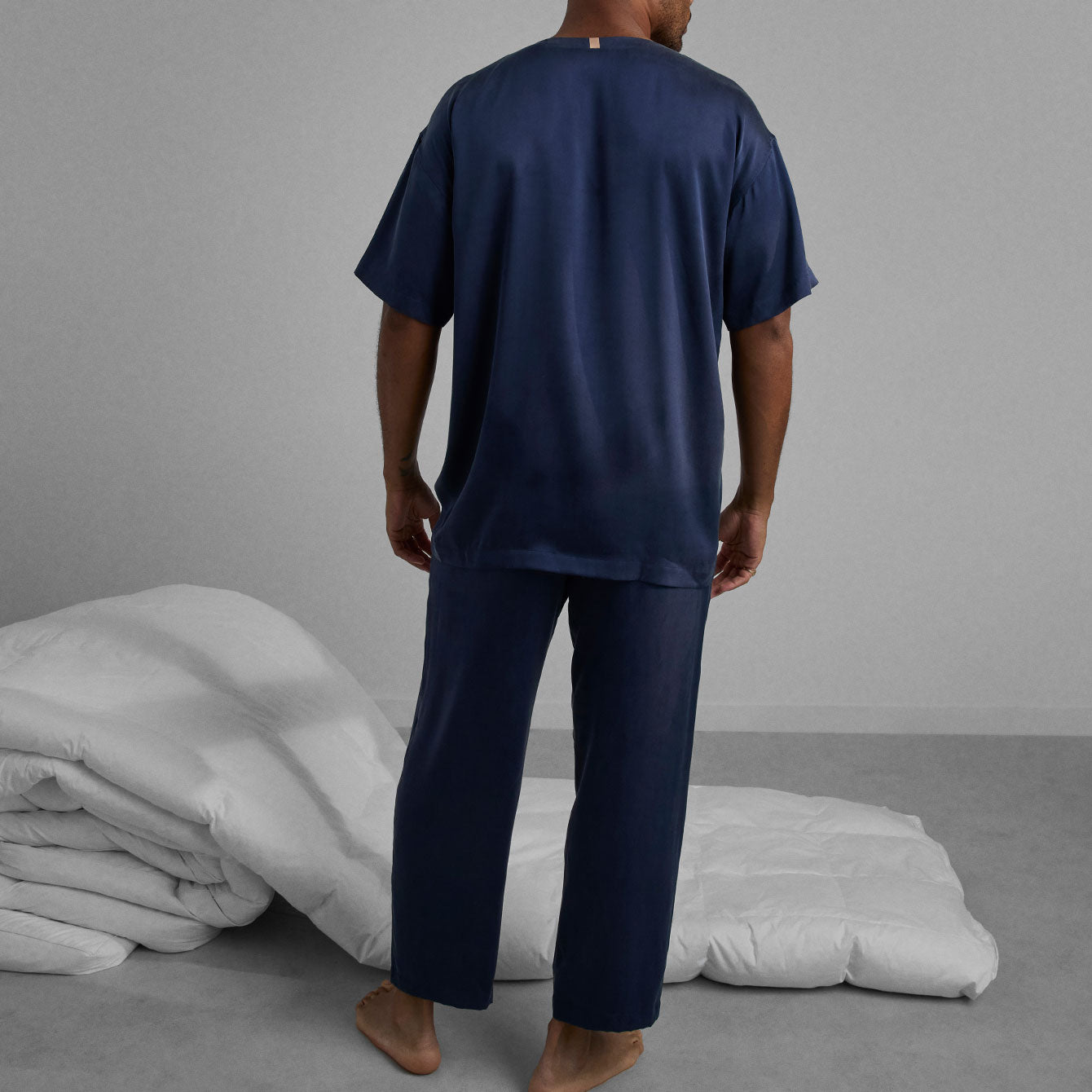 Ensemble en soie lavable pour homme