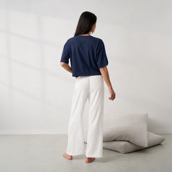 Organic Pima Cropped Easy Tee
