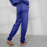 Lunya Loungewear Silksweats™ Midweight Reversible Seamed Sweatshirt - #Royal Lagoon