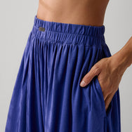 Hose aus Bio-Pimabaumwolle mit weitem Bein
