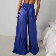 Hose aus Bio-Pimabaumwolle mit weitem Bein