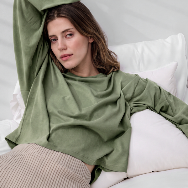 Organic Pima Wide Sleeve Tee