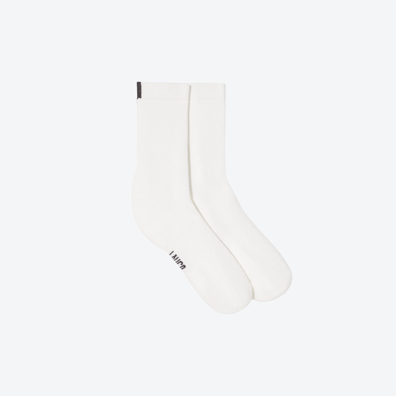 Lunya Accessories Men's Organic Cotton Socks - Immersed Black/Sincere White