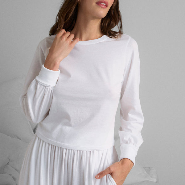 Tシャツ・カットソー RONRON PENDANT RUFFLE LAYERED SLIM LONG SLEEVE WHITE RONRON PENDANT RUFFLE LAYERED SLIM SLEEVELESS WHITE – SeoulSeoul