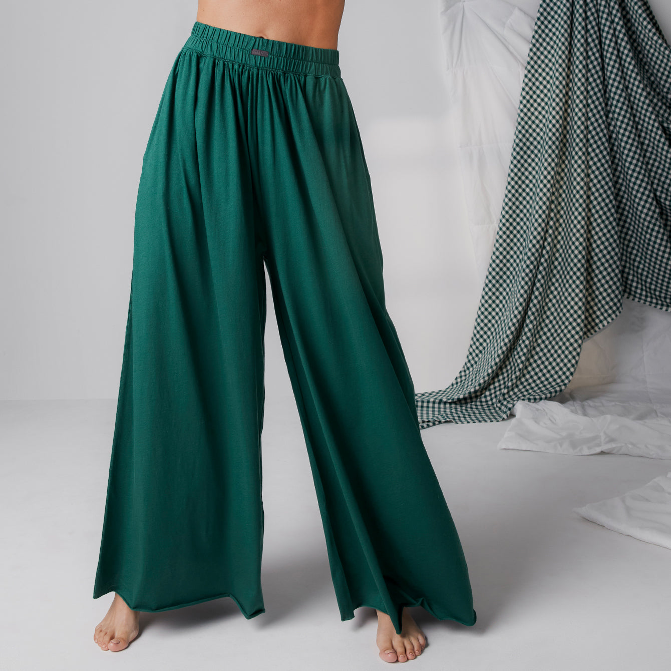 Organic Pima Wide Leg Pant - Lunya