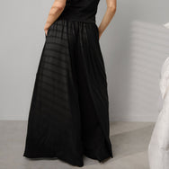 Lunya Organic Pima Wide Leg Pant - #Immersed Black