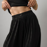 Lunya Organic Pima Wide Leg Pant - #Immersed Black