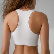 Lunya Intimates Seamless Modal Racer Bralette - #Sincere White