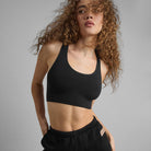 Lunya Intimates Seamless Modal Racer Bralette - #Immersed Black