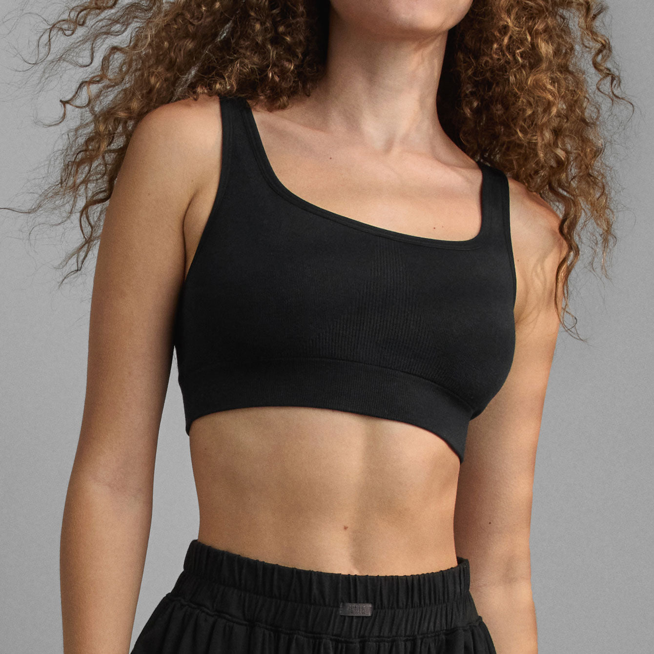 Lunya Intimates Seamless Modal Scoop Bralette - #Immersed Black