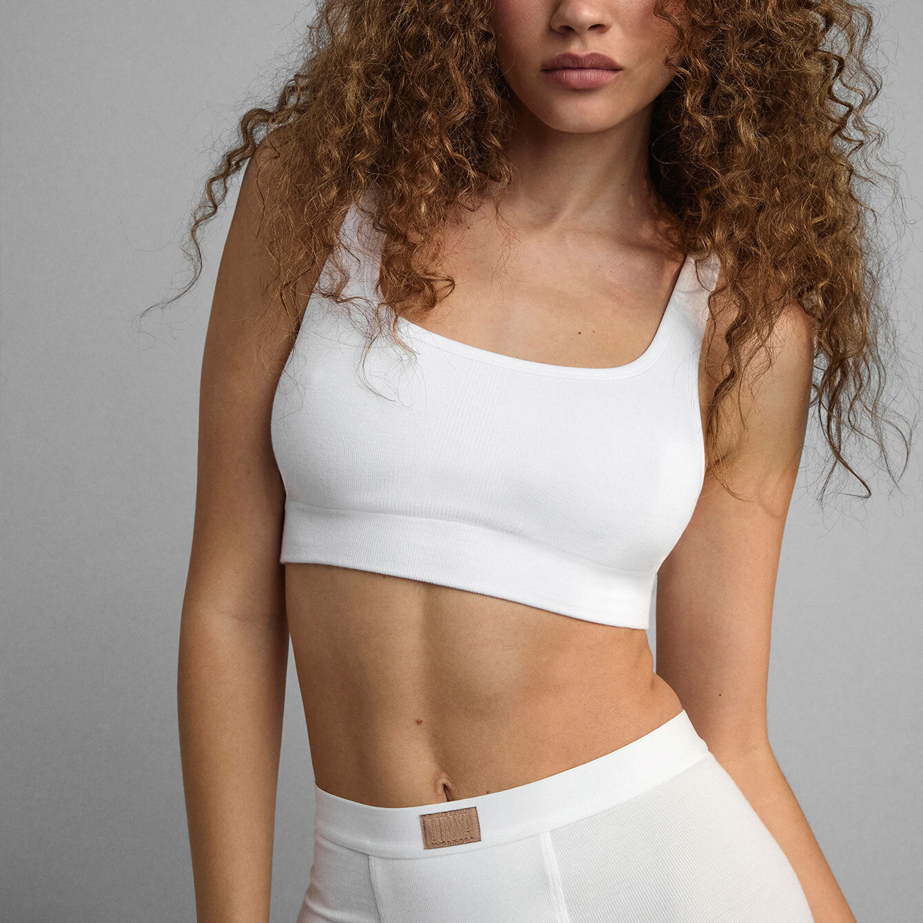 Lunya Intimates Seamless Modal Scoop Bralette - #Sincere White