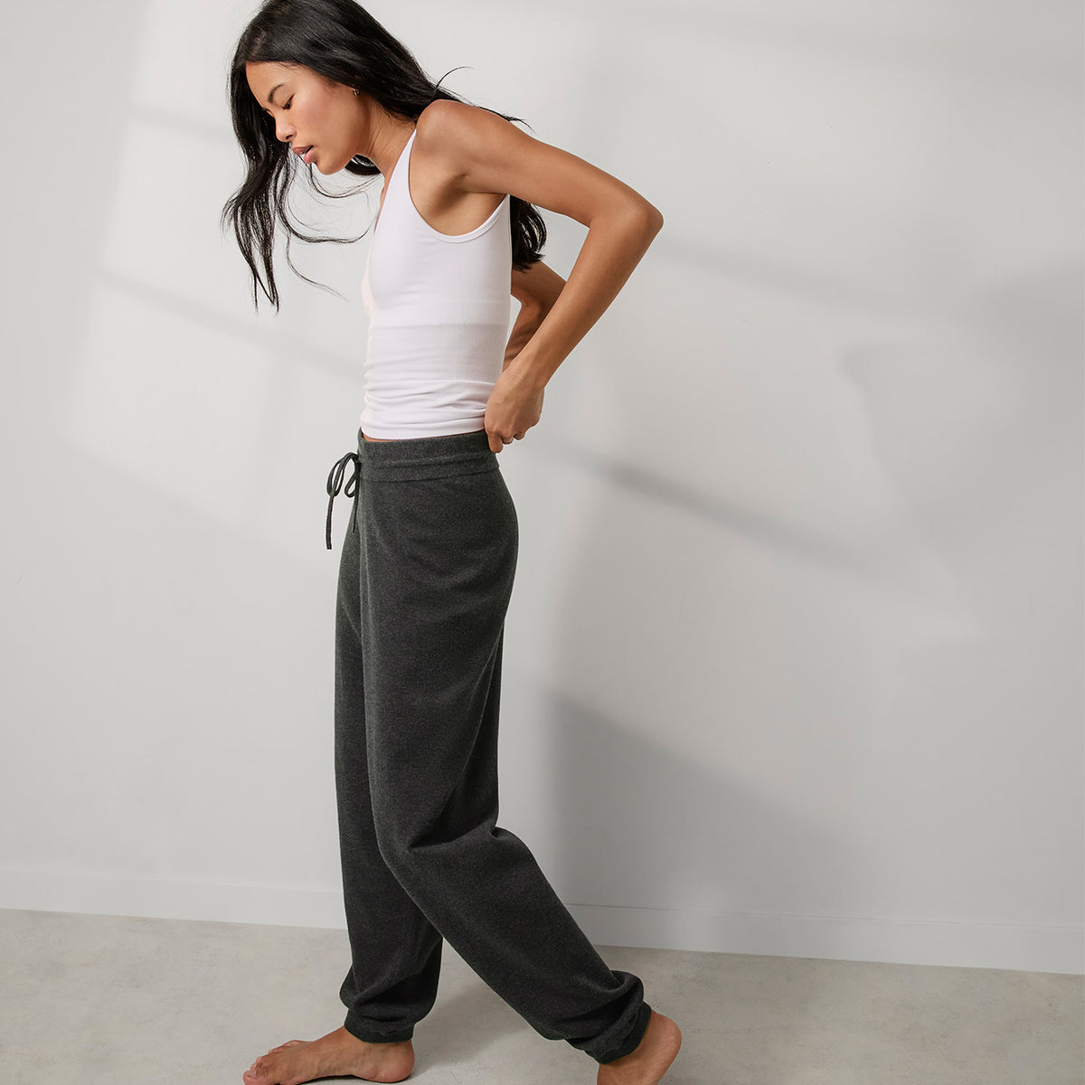 Lunya Essentials Seamless Modal Tank - #Sincere White