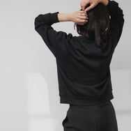 Silksweats Reversible Pocket Sweatshirt - #Immersed Black