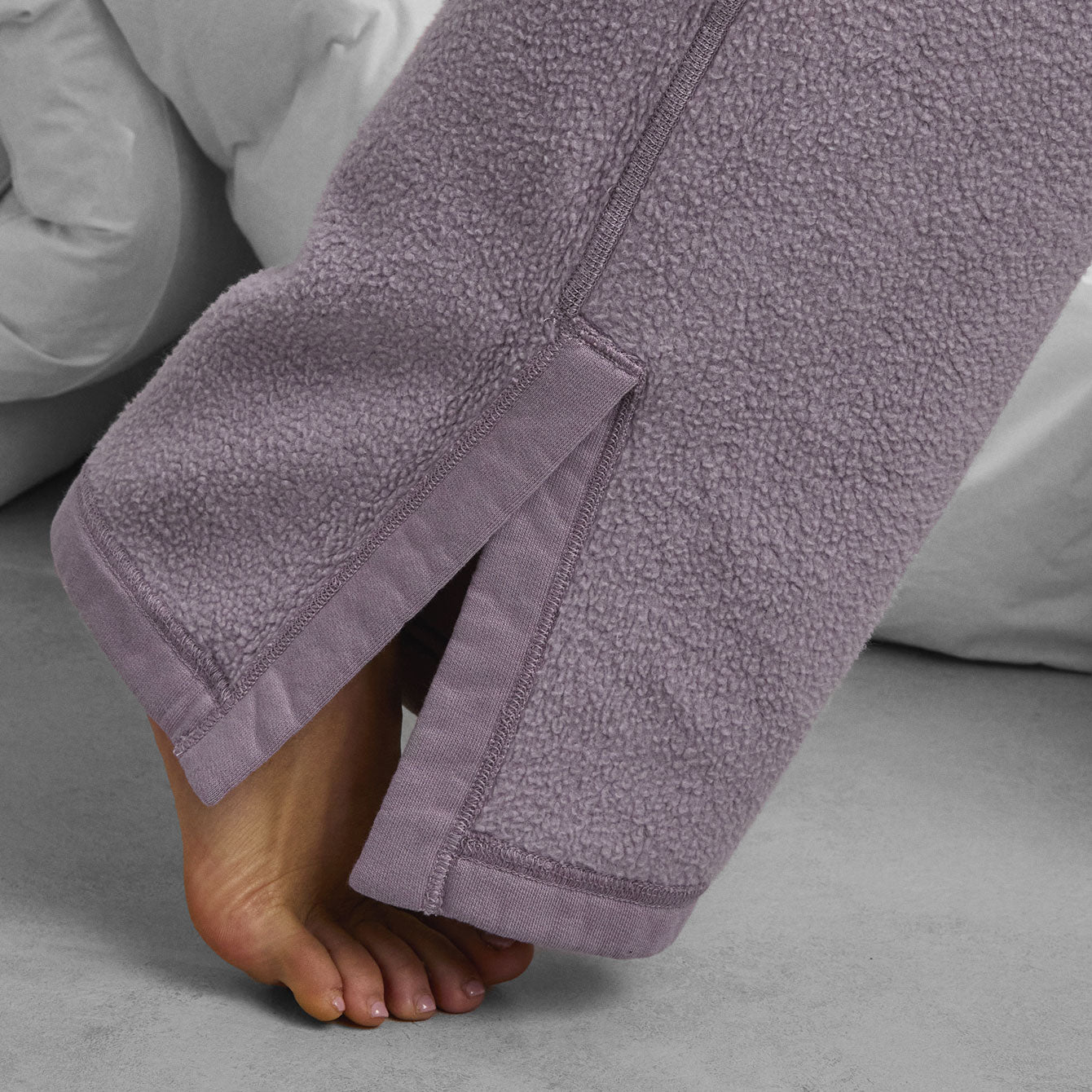 Lunya Pajamas Silksweats™ Reversible Straight Leg Pant - #Dawning Mist